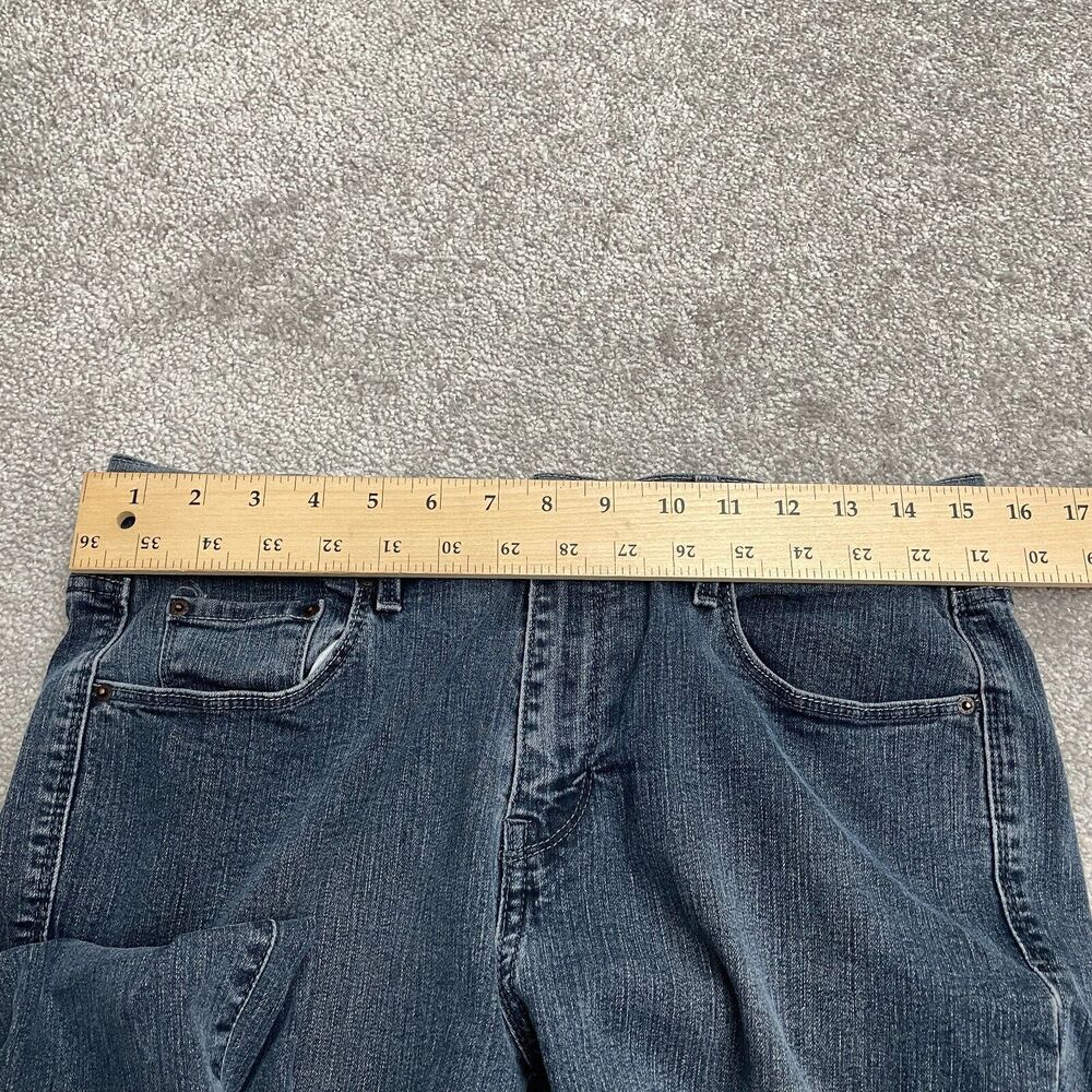 Levi's 505 Straight Denim Jeans Womens 10 Blue Cotton Casual Mid Rise 31x30.5 - Picture 7 of 15